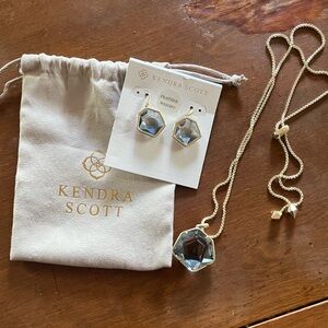 Kendra Scott Vanessa Drop Earrings And Pendant Necklace